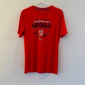 MLB Red Washington Nationals Short Sleeve Tee